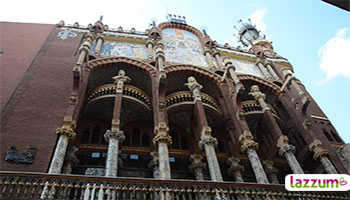 Exterior de la fachada del Palau de la Música Catalana, Barcelona